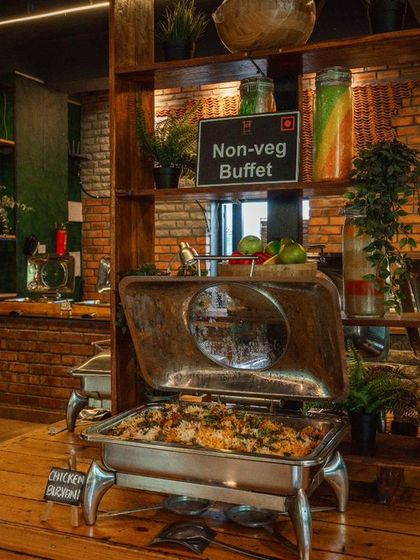 I offer separate and clearly marked non-veg buffet options, ensuring there's something delicious for everyone.