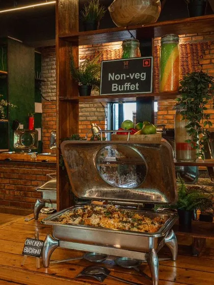 I offer separate and clearly marked non-veg buffet options, ensuring there's something delicious for everyone.