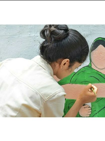 Sadharika Murals - Commercial Murals & Wall Art The Artistic Process photo 14