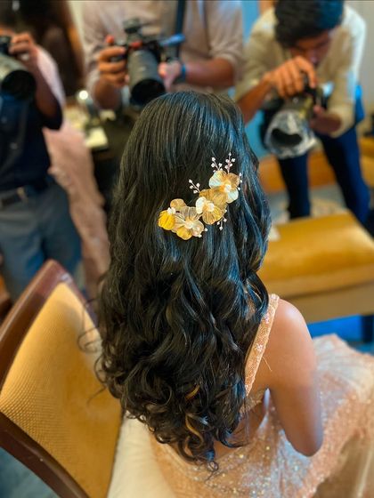 Bhavya Achar - Bridal & Occasion Styling Romantic Open & Half-Up Styles photo 73