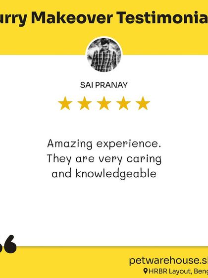 Pet Warehouse - Pet Grooming Services Words from Our Pet Parents photo 31