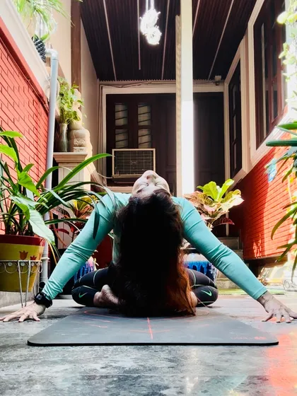 Matsyasana, or Fish Pose, is a gentle backbend that opens the chest and throat. It's a perfect way to relax, recharge, and realign your mind and body as the year comes to a close.