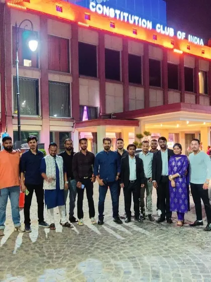 Another memorable evening at the Constitution Club of India with my peers.