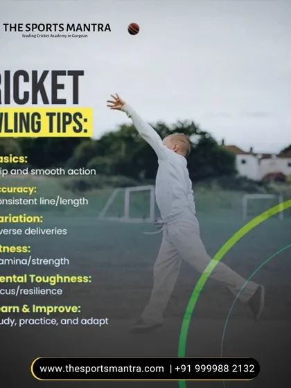 This infographic covers the essential tips for any bowler. We work on building a strong foundation with grip and action, then move to accuracy, variation, fitness, and mental toughness.