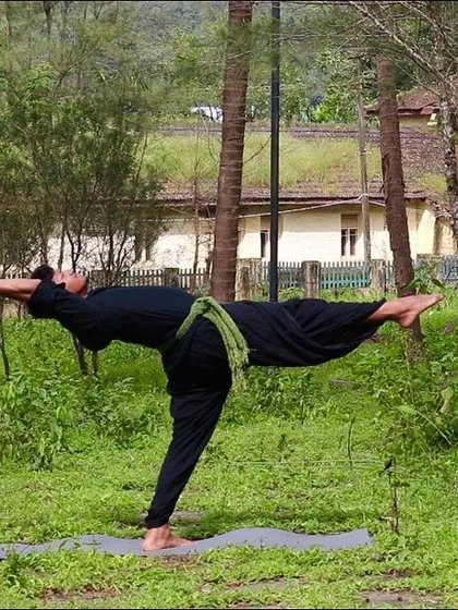 Urdhva Mukha Veerabhadrasana. Looking at life from different perspectives helps us to understand and handle any situation. This pose physically embodies that change in perspective.