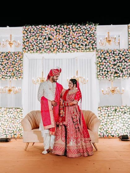 Flinters Management - Custom Wedding Design & Decor Glamorous Sangeet & Reception Nights photo 67