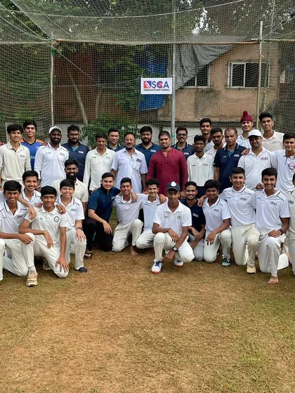 The entire academy, from junior players to senior coaches, comes together to start the new season with prayers and positivity.