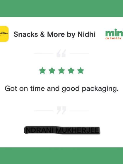 "Got on time and good packaging." I know how important it is for your order to arrive safely and on schedule, so I pay close attention to my packaging and delivery process.