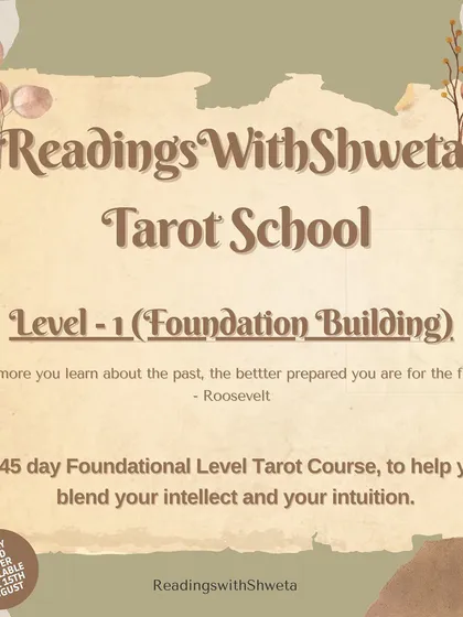 This is where you become a Tarot scholar, not just a reader. My 45-day Foundational Level Tarot Course is designed to build your practice from the ground up, blending deep historical knowledge with your own intuition. This is for those who are serious about the craft.