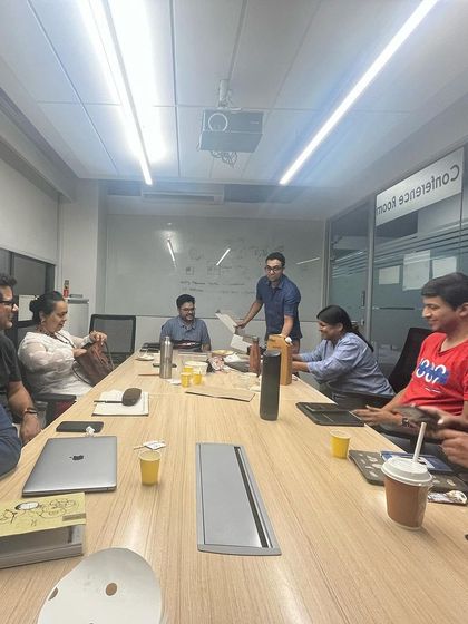 Our 'Leopards' batch in session. We combine lectures and discussions to create a dynamic learning environment where writers can explore new ideas and apply them to their work.