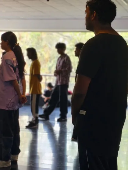A duplicate photo of an SDDP class, showing students focused on their training.