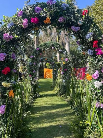 Nirvana Event and Decor - Wedding Planning & Thematic Decoration Vibrant Haldi & Mehendi Ceremonies photo 80