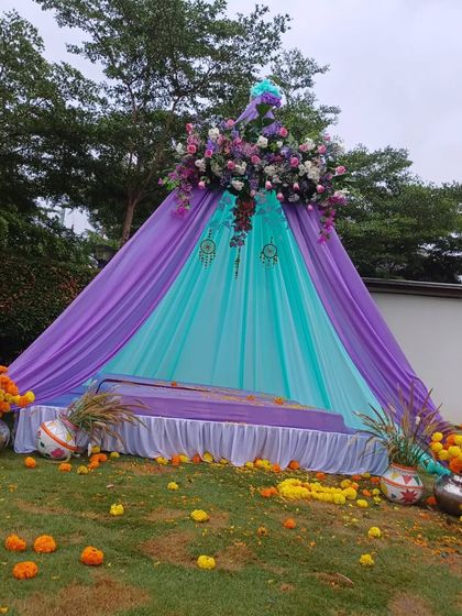 Decor by Aditya - Event Design & Decoration Vibrant Haldi & Mehendi Ceremonies photo 45