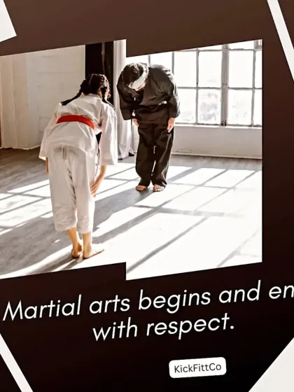 This is the foundation of everything we do. Martial arts begins and ends with respect: for your instructors, your fellow students, and yourself.