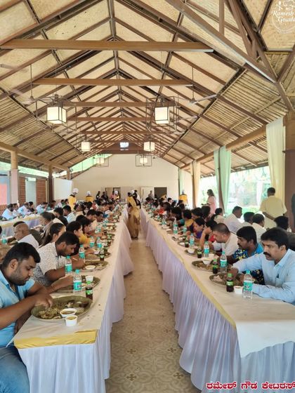 The rustic charm of this venue combined with our traditional food creates a unique experience for guests at this event.