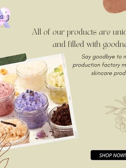 All of my products are unique and filled with goodness. When you choose Ana'z Herbals, you say goodbye to mass-produced, factory-made skincare.
