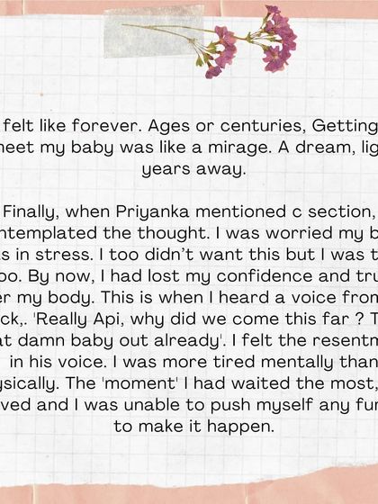 It felt like forever. I had lost my confidence and trust in my body. I was more tired mentally than physically.