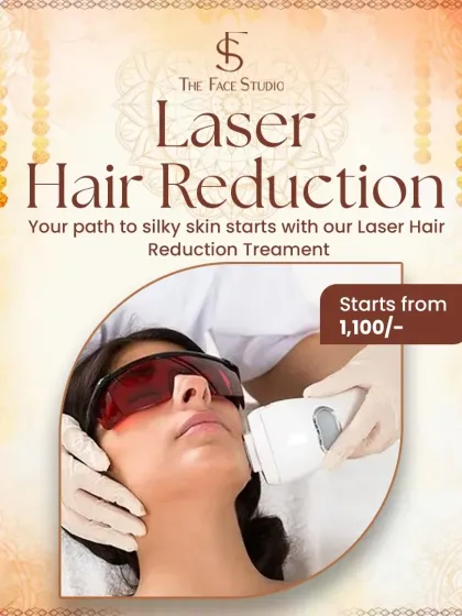 Facial hair can be a persistent concern. My laser hair reduction treatment for the face is a safe and effective way to achieve smooth skin, targeting unwanted hair on the upper lip, chin, and sideburns with sessions starting from 1,100.