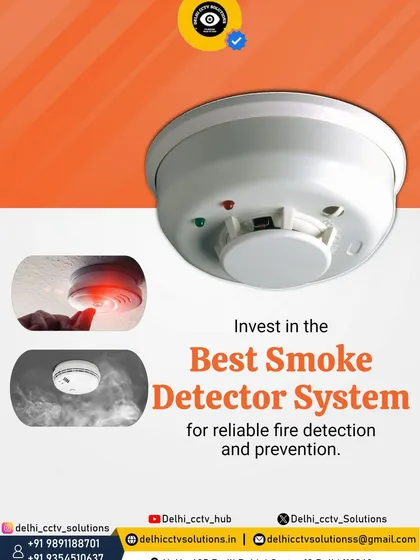 Fire safety is non-negotiable. I install high-sensitivity smoke detector systems that provide early warnings in case of a fire. The system includes visual alerts with a flashing red light and is essential for kitchens, offices, and homes.
