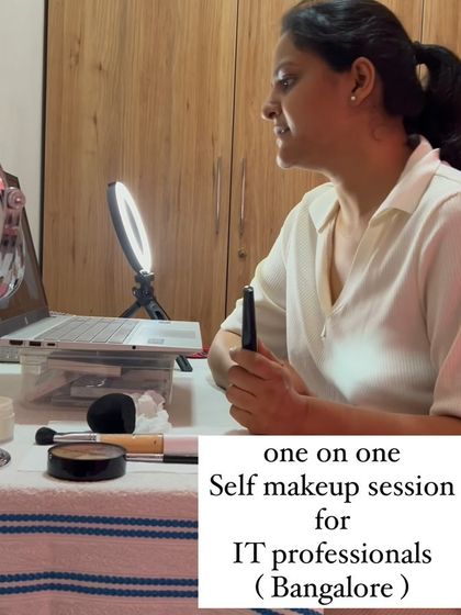 Shikha Agarwal - Personal Self-Makeup Classes My Teaching Style: One-on-One Sessions photo 74