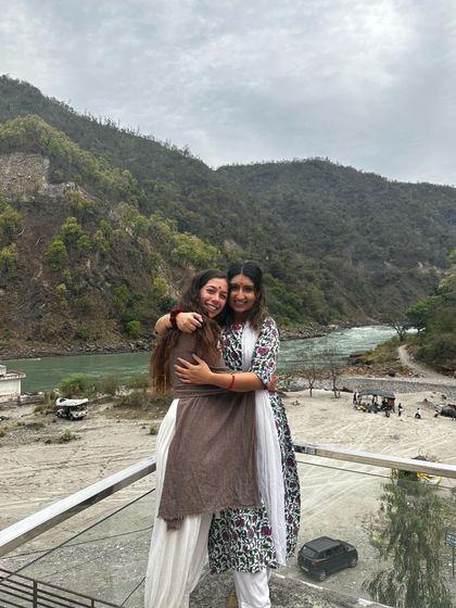 A warm hug and a shared smile with a fellow retreat participant. It's these moments of genuine connection that make the experience so meaningful.