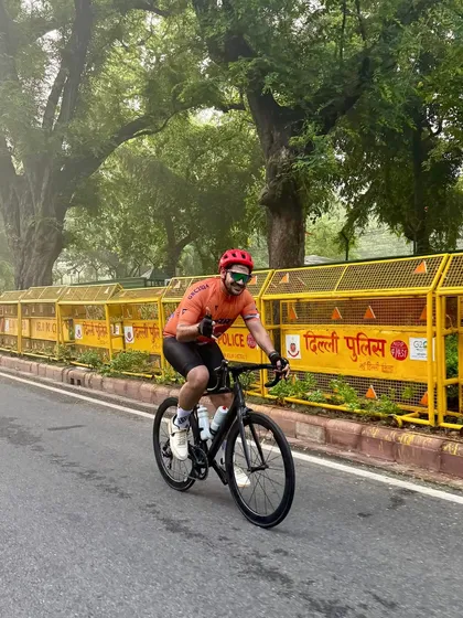 Welcoming a new member on his birthday with a ride.