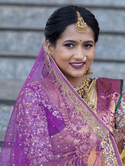 Makeovers by Ramya - Bridal & Special Occasion Makeup Traditional Muhurtham Looks photo 40