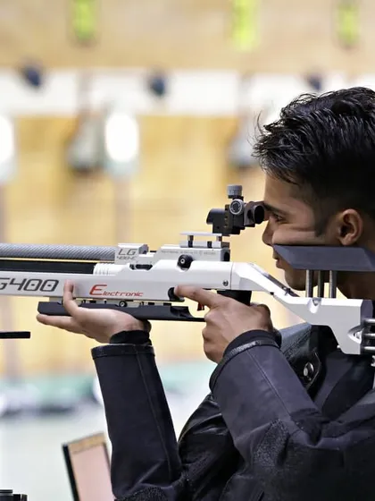 A close-up of a rifle shooter with his LG400, demonstrating perfect form. My events attract serious athletes who rely on a well-organized competition to properly gauge their performance and preparation.