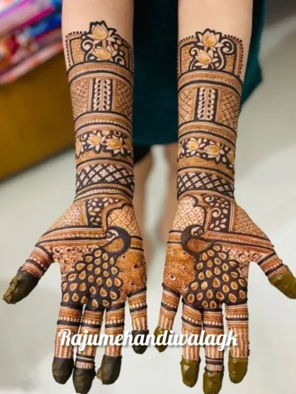 Raju Mehendi - Festive Mehendi Full-Coverage Traditional Mehendi photo 6