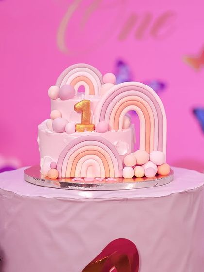 A charming 'Baby Shark' themed birthday party, featuring a vibrant underwater backdrop, character cutouts of the shark family, and blue and yellow balloons, perfect for a fun-filled celebration.