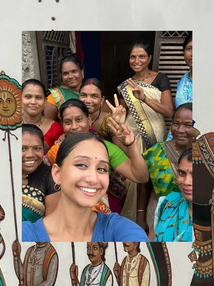 One of my favorite parts of traveling for these retreats is connecting with the local community. This is a happy selfie with some wonderful women I met, a moment that captures the warmth and authentic cultural exchange that we embrace.