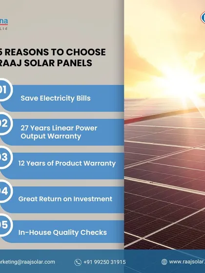 We believe in delivering value that lasts. Our solar solutions are backed by a 27-year linear power output warranty and a 12-year product warranty, ensuring you save on electricity bills and see a great return on your investment.