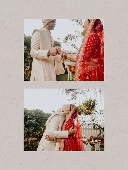 A collage of two intimate moments: holding hands and a sweet kiss. Simple gestures that speak volumes.