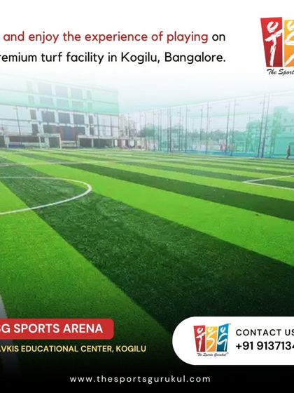 Kogilu, Bangalore, your new favorite turf is here. Our premium facility at Navkis Educational Center is ready for your cricket and football sessions. The quality of our turf ensures a great game every time.