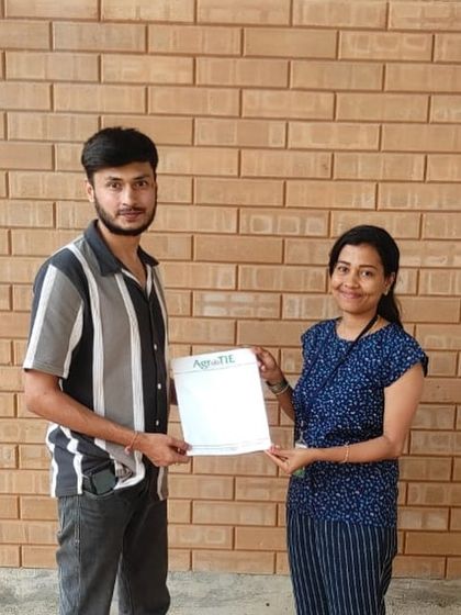 A hydroponic trainee from our March 2024 batch proudly receives his certificate. We celebrate every individual's step towards a greener future.