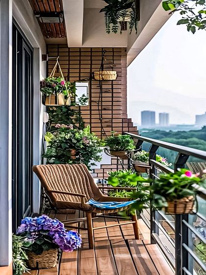 Designing with a Touch of Sweetness - Balcony Makeovers Cozy Seating Nooks photo 17