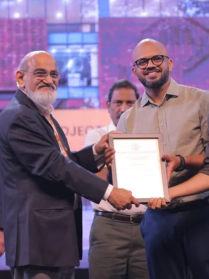 We were honored to receive the Commendation Trophy at the Indian Institute of Architects Nationals for our Nirbhaya Center project. This award is a testament to our team's collaborative effort in creating meaningful public architecture.