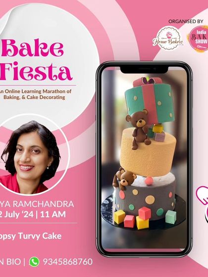 An announcement for my online learning marathon. I love teaching these sessions, which allow bakers from anywhere to learn advanced cake decorating techniques.