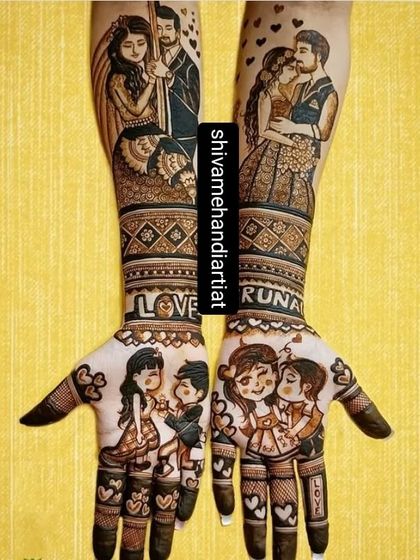 Custom Portrait Mehendi photo 57