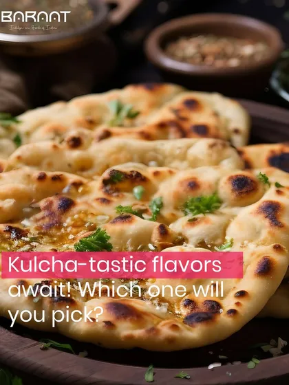 Kulcha-tastic flavors await. From traditional to innovative, explore my kulcha lineup and spice up your mealtime.