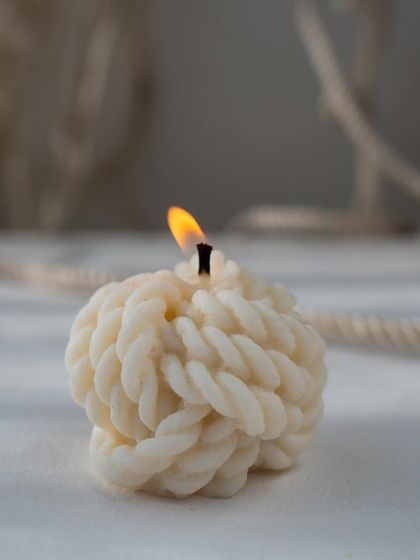 Sculptural Decor Candles photo 21
