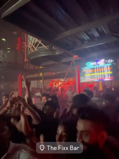 A snapshot of the packed dance floor at The Fixx Bar. This is the energy you can expect every weekend, with non-stop music and dancing.