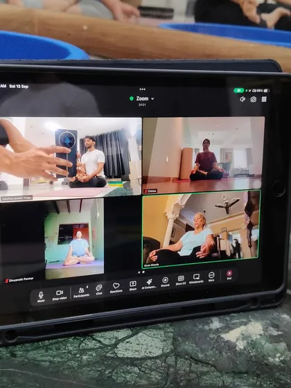 Your team's well-being shouldn't be limited by location. I offer fully interactive online sessions via Zoom, ensuring everyone can participate, whether they are in the office, at home, or traveling.