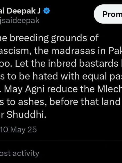 An expression of raw anger. The breeding grounds of Islamofascism must be dealt with, and the land prepared for Shuddhi.