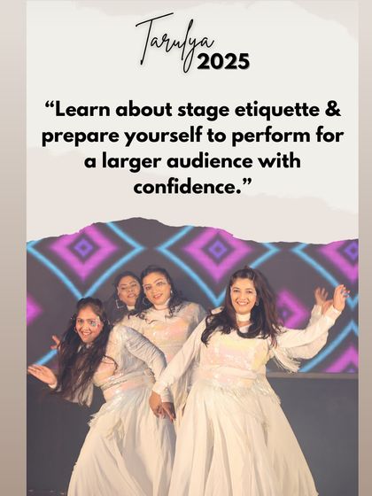 Performing for a large audience builds immense confidence. At 'Tarulya', our students learn about stage etiquette and how to command the stage with their presence.