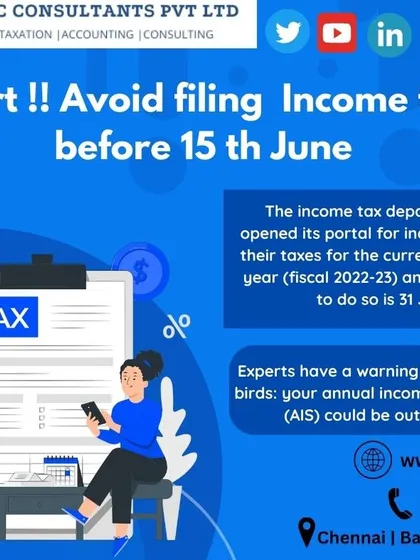 An expert warning for early birds: avoid filing your income tax return before June 15th. This is because your Annual Information Statement (AIS) could be outdated, leading to potential discrepancies.