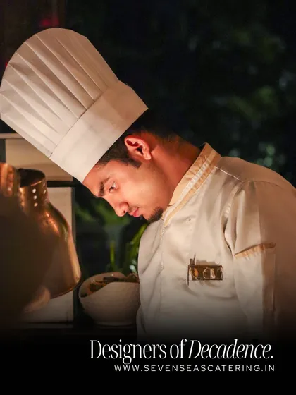 Not just a chef. A storyteller of spices. A curator of cravings. A Designer of Decadence. This is the philosophy that drives our culinary team.