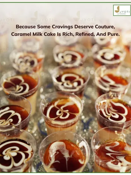 Some cravings deserve couture. These individual Caramel Milk Cake desserts are rich, refined, and pure indulgence, with beautiful caramel swirls on top.