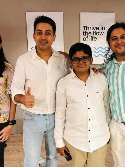 Our founder and a coach with two of our student performers. We cherish these moments of connection and celebration.