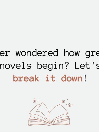How does a great novel begin? We analyze famous opening lines, like those from "Moby Dick" and "1984," to understand how to hook a reader from the very first sentence using action, dialogue, or mystery.